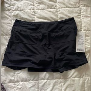 Lululemon black tennis skirt